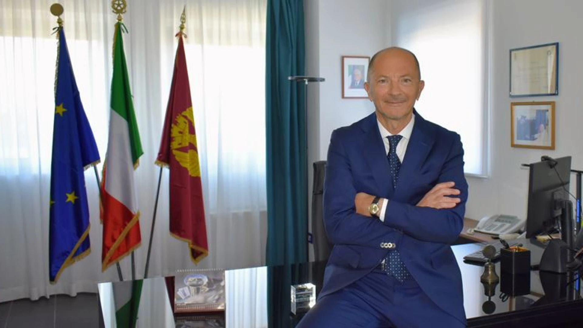 Isernia: il saluto al territorio del Questore Davide Della Cioppa trasferito a Matera.